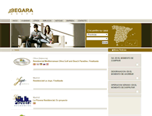 Tablet Screenshot of grupobegara.es